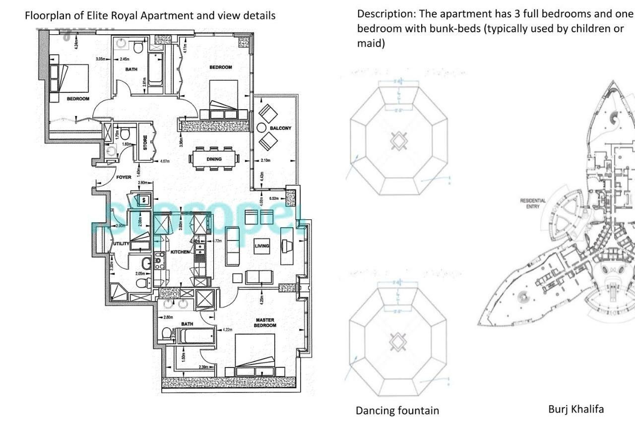 Elite Royal Apartment - Full Burj Khalifa & Fountain View - Crystal Ντουμπάι Εξωτερικό φωτογραφία